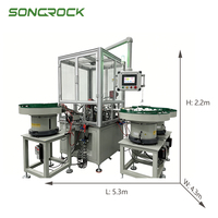 Machine d'assemblage de capuchons de pulvérisateurs à déclenchement PLC entièrement automatique haute vitesse 28/410, professionnelle, fabriquée en Chine
