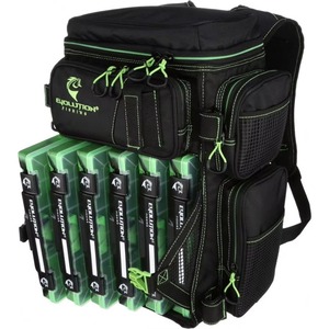 Mochila de pesca con soporte para cañas y compartimento isotérmico, ideal para pescadores y camping. Muestra gratuita. - Product Image 1