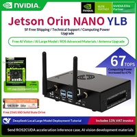 Jetson Orin NX Super 16 Go 157 TOPS pour Boîtier IA Embarqué, Carte de Développement IA Vision avec Deux Ports Réseau, OS Linux