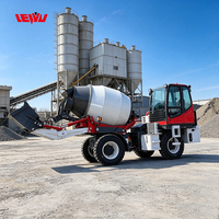 Camion malaxeur à béton autochargeur LY-3200 de 3,5 m³ avec cabine arrière de luxe, vente directe d'usine du Shandong