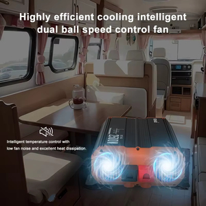 Inversor de Corriente FCHAO de 2500 Vatios y 50Hz con Doble Enchufe, de CC 12V a CA 220V/230V, para Hogar, Viajes y Exteriores, Onda Sinusoidal Pura - Product Image 3