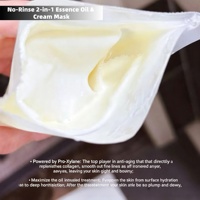 Masques faciaux crème-huile 2-en-1 sans rinçage à marque privée Pro-Xyla & Céramide Anti-âge Anti-rides Hydratant en feuille
