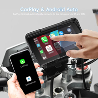 Podofo Écran tactile IPS portable pour moto de 5 pouces avec Carplay/Android Auto sans fil BT IP68 étanche OEM Factory