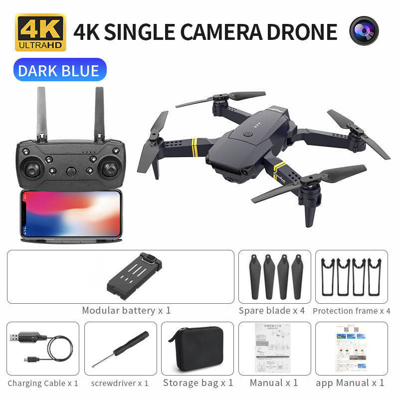 Dark blue-single camera