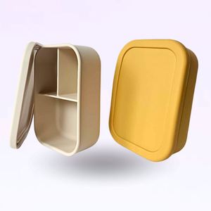 Plateau de congélation multifonctionnel en silicone à 3 compartiments, récipient alimentaire réutilisable, empilable facilement, organisateur de préparation de repas - Product Image 3