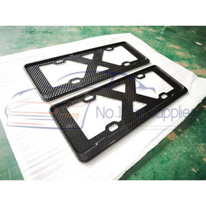 2011-2023 Pour modification automobile Plaque d'immatriculation Pare-chocs avant Fibre de carbone 718 <span class=keywords><strong>911</strong></span> État neuf - Product Image 3