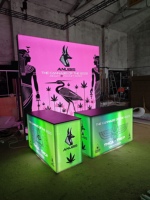 Boîte à lumière publicitaire de haute qualité, sans cadre, avec éclairage LED, pour stand d'exposition, présentoir, stand d'exposition lumineux