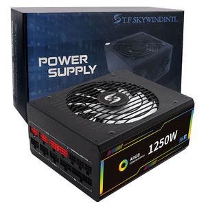 12cm RGB ventilatore 1250W doppia CPU PSU <span class=keywords><strong>PCIE</strong></span> 5.0 interruttore di alimentazione del Computer - Product Image 2