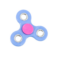 Spinner de mano al por mayor, juguete giratorio de plástico para dedos, Fidget Spinner con rodamiento para niños