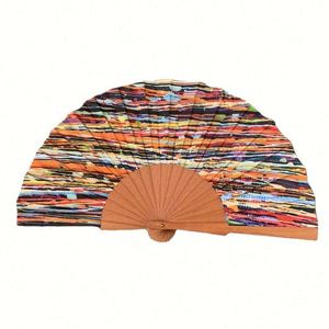 Spanish Style Wooden Fan Customized Hand Fans with Wooden Handle for DIY Wedding Decoration Church Wedding <b>Gifts</b> Party Favors - Product Image 1
