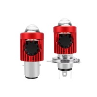 Faro LED para Motocicleta Maidsas con Ventilador, 20W, 12-80V, Blanco/Amarillo, Luz Alta y Baja