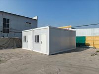 Cabine modulaire à montage rapide en acier galvanisé pour installation rapide, chambre de dortoir portable pour chantier de construction