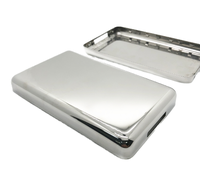 Carcasa Trasera Metálica Plateada para 5/6/7/Classic Video 80GB-512GB, Funda para Batería