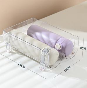 Soporte para botellas de agua apilable PET de una sola capa, gran oferta, estante para bandeja de vino tinto - Product Image 3