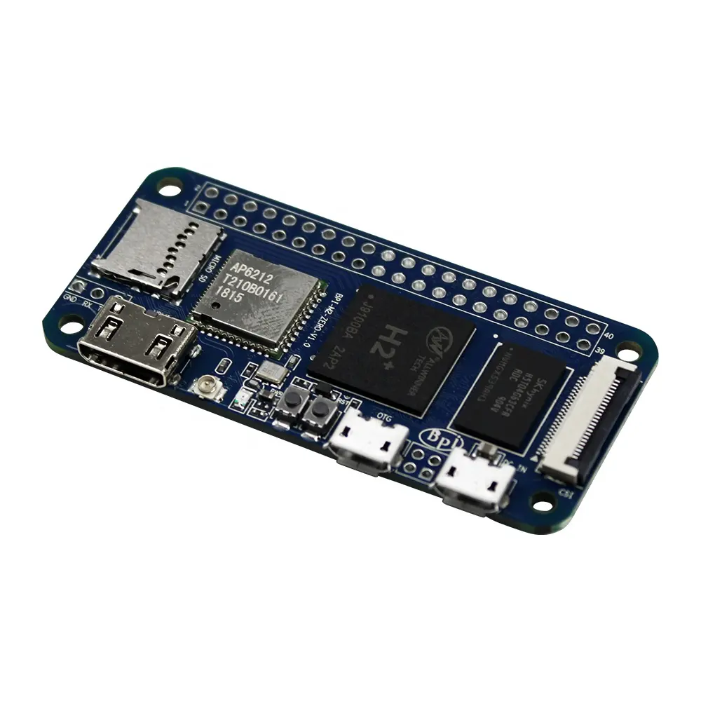 BPI-M2 Banana Pi Nol Quad Core Sumber Terbuka Komputer Papan Tunggal Allewnner H2 + Chip Sama dengan Raspberry Pi W Zero