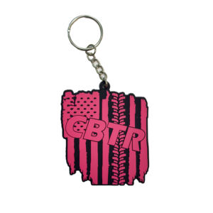 Llavero promocional de PVC de doble cara, lavable, suave, de policloruro de vinilo, personalizado de fábrica OEM para bienes raíces - Product Image 1