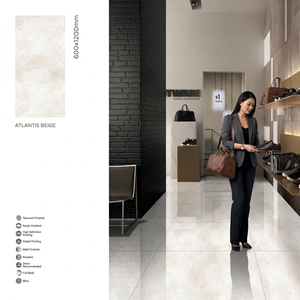 Wholesale Atlantis Beige 600x1200mm Full Glazed Porcelain Ceramic Floor Tiles - Product Image 2