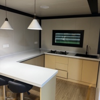 Maison Modulaire Préfabriquée ShanHai Château 4 Chambres Conteneur Extensible 40 pieds de haut 2 Étages Design Moderne En Vente