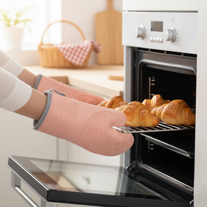 Gants de cuisine en silicone résistants <span class=keywords><strong>à</strong></span> la chaleur professionnels, gants de <span class=keywords><strong>four</strong></span> imperméables, accessoires de barbecue pour la cuisson - Product Image 1