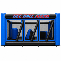 FUN BOUNCE IPS Arène de balle de gel gonflable - Utilisation en extérieur, matériau PVC