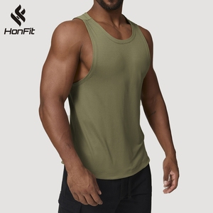 Débardeurs de sport sans manches pour hommes, entraînement de musculation, fitness, logo personnalisé, séchage rapide, respirant, vêtements de sport actifs, singlet - Product Image 2