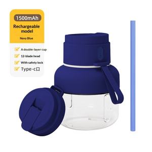 Mixeur Portable 2026 en Acier Inoxydable Grande Capacité pour Smoothies et Fruits, Rechargeable USB, Bouteille Mixeur de Légumes pour Voyage et Extérieur - Product Image 2