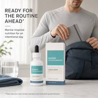 Gouttes liquides de nutrition quotidienne avec phytoplancton marin Nannochloropsis, vitamine C, zinc, sélénium, 50 ml, approvisionnement en vrac OEM