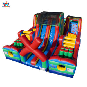Alquiler de Pista de Obstáculos Inflable Extreme Rush WINWAY - Material de PVC, Tamaño 12x8x4m, Garantía de 3 Años, Capacidad para 20 Personas - Product Image 5