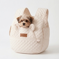 Sac à dos de transport pour animaux de compagnie, matelassé, écologique, confort nuage, tissu doux, sac de voyage pour chien et chat, extérieur, petits animaux, capacité 10 kg