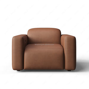 FERLY Modern Leather Reclining <strong>Chair</strong> Contemporary Lounge <strong>Chair</strong> for Living Room Furniture Set - Product Image 4