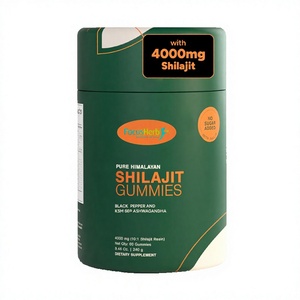Gomitas de Shilajit Puro con Ashwagandha de Marca Privada FocusHerb, Veganas, Sin Gluten, Naturales - Product Image 1