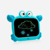 Mignon joli crabe dessin animé forme Style écriture tablette LCD 10 pouces couleur dessin tablette