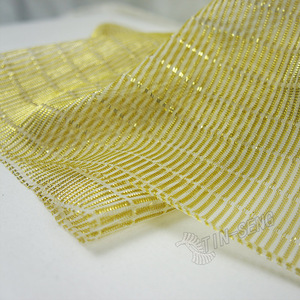 <span class=keywords><strong>Tulle</strong></span> Metallizzato <span class=keywords><strong>Oro</strong></span> Lucido a Quadri per Abiti da Bambina - Product Image 3