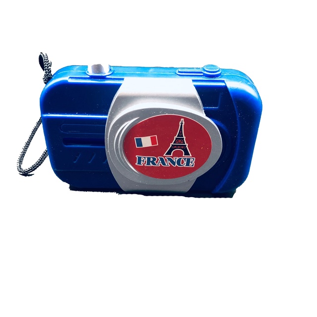 Kids Slide Camera Toy with Viewer Finder Sliding Lens Cover Plastic Camera Prop Custom Logo Promotional Gift