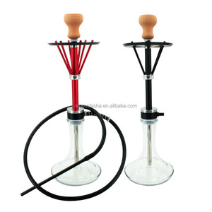 Cachimba de Alto Rendimiento con Múltiples Salidas de Humo y Botella de Vidrio Transparente para Salón de Cachimbas / Bar de Shisha - Product Image 5