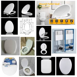 Couvercle de couvercle de toilette avec <span class=keywords><strong>fixation</strong></span> détachable à dégagement rapide facile à nettoyer siège de salle de bain à fermeture lente avec accessoires à ajustement rapide - Product Image 6