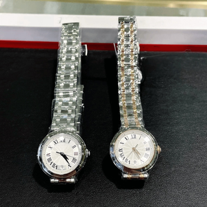 Montre de luxe haut de gamme SEIKO, mouvement à quartz, boîtier en acier inoxydable, bracelet en acier inoxydable effet crocodile, étanche 30 bars, Longinesing - Product Image 2