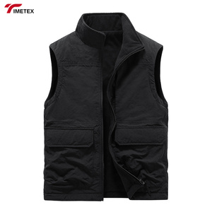 Gilet Casual da Uomo Autunno Inverno, Gilet in <span class=keywords><strong>Velluto</strong></span> Reversibile con Tasche Multiple, Gilet Cargo Senza Maniche per il Tempo Libero - Product Image 6