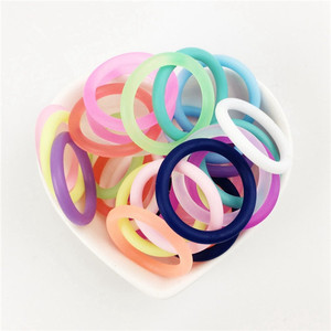 Silicone Bébé Sucette <span class=keywords><strong>Adaptateur</strong></span> SANS BPA Petit Coloré Rond En Caoutchouc de Silicone Joint Torique - Product Image 5
