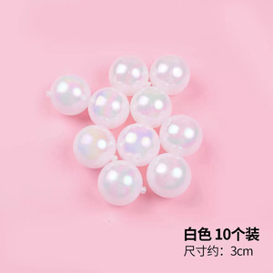 ลูกบอลพลาสติกใสสีเงินสีขาวสีชมพูสำหรับตกแต่ง<span class=keywords><strong>เค้ก</strong></span>โรแมนติกและเค้กวันเกิดที่สวยงามหลายขนาด - Product Image 6