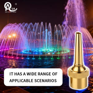 Accessoires de fontaine commerciale Water Crown : Buses à jet direct réglables de qualité supérieure, construction en laiton, design moderne - Product Image 5