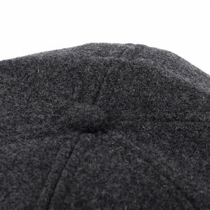 Professional Custom Knit Hats Manufacturers Itch Free <b>Merino</b> <b>Wool</b> Acrylic Blend Rib Adult Winter Men Cuff <b>Beanie</b> Ski Cap - Product Image 2