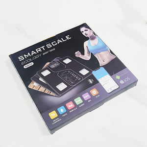 Balance électronique de salle de bain numérique intelligente nouvelle génération avec application de contrôle du poids et charge USB - Product Image 6