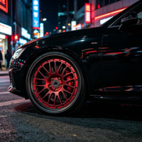 Jantes Sen Yao Modern Directional 2 pièces en alliage d'aluminium forgé multi-rayons polies pour Audi E-tron GT RS E-tron (Universel)