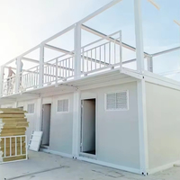 2025 Maison de conteneur pliante Villa préfabriquée en acier mobile préfabriquée pour le Maroc Caractéristiques de l'atelier et de la chambre assemblés