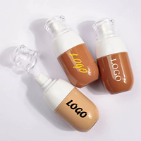 Base de Maquillaje Líquida de Cobertura Total, Resistente al Agua, Libre de Aceites, de Lujo, Marca Privada, Venta al Por Mayor
