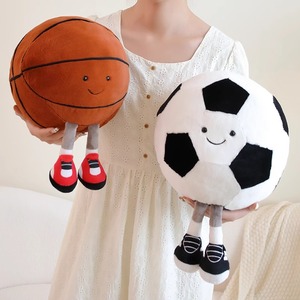 ของเล่นตุ๊กตาบาสเก็ตบอลน่ารักพร้อมขาตุ๊กตาหน้ายิ้มของขวัญวันเกิดสำหรับเด็กผู้ชาย - Product Image 3