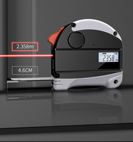 Offre Spéciale 2 en 1 5m ruban à mesurer laser numérique ruban à mesurer électronique rechargeable télémètre laser intelligent avec 40m