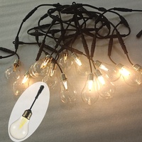 Ampoule LED Edison Qiaoji DMX 60mm E27, Lampe Rétro 24V Blanc Chaud Dimmable 2.8W, Angle de Faisceau 360°, 100lm/W