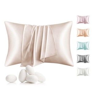 Taie d'oreiller en soie <span class=keywords><strong>véritable</strong></span> 16 Momme 100% Soie <span class=keywords><strong>de</strong></span> Mûrier 6A Lisse pour Cheveux et Peau Vente en Gros Marque Privée - Product Image 1